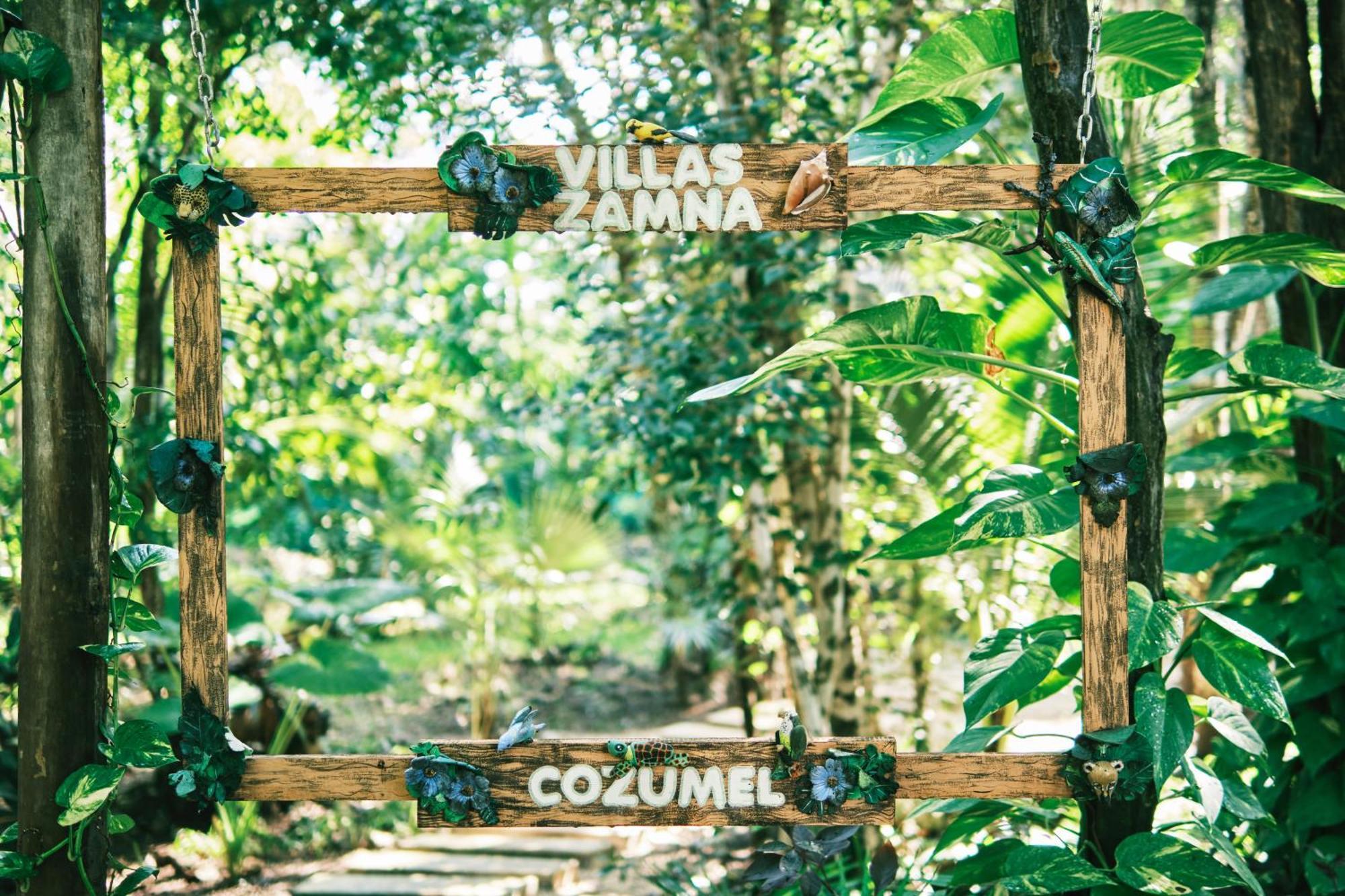 Villas Zamna - Jungle Villas Cozumel Exteriör bild